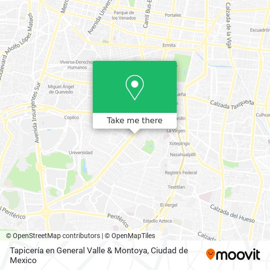 Mapa de Tapicería en General Valle & Montoya
