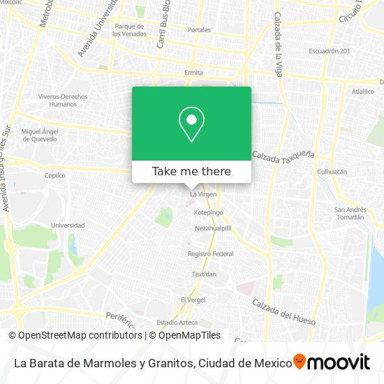 La Barata de Marmoles y Granitos map