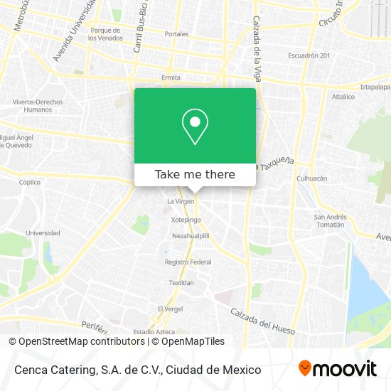 Cenca Catering, S.A. de C.V. map