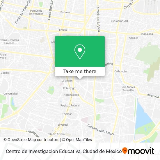 Mapa de Centro de Investigacion Educativa