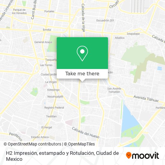 Mapa de H2 Impresión, estampado y Rotulación