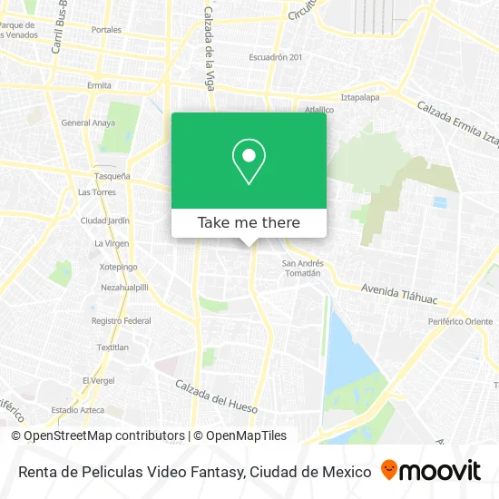 Renta de Peliculas Video Fantasy map