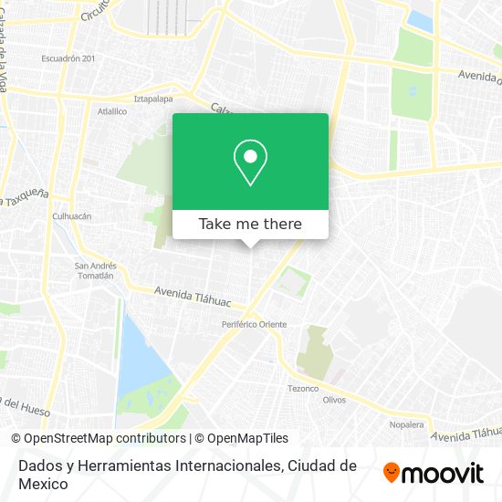 Dados y Herramientas Internacionales map