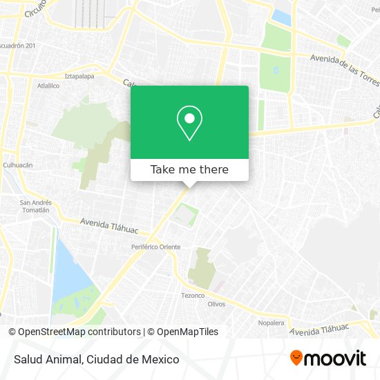 Salud Animal map