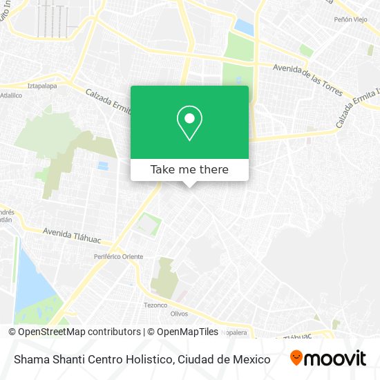 Shama Shanti Centro Holistico map