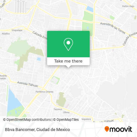 Mapa de Bbva Bancomer