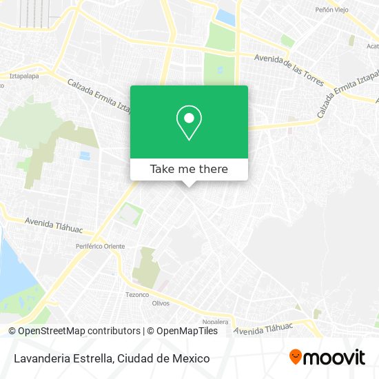 Lavanderia Estrella map