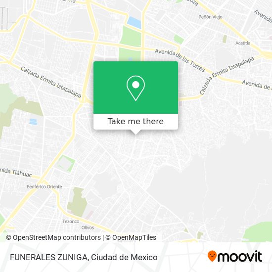 FUNERALES ZUNIGA map