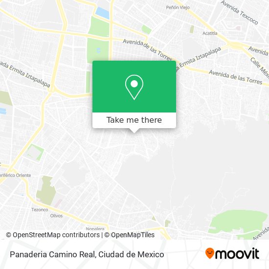 Panaderia Camino Real map