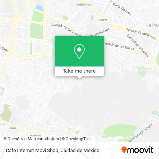 Cafe Internet Movi Shop map