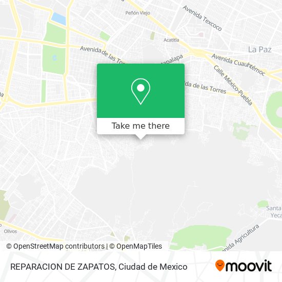 Mapa de REPARACION DE ZAPATOS