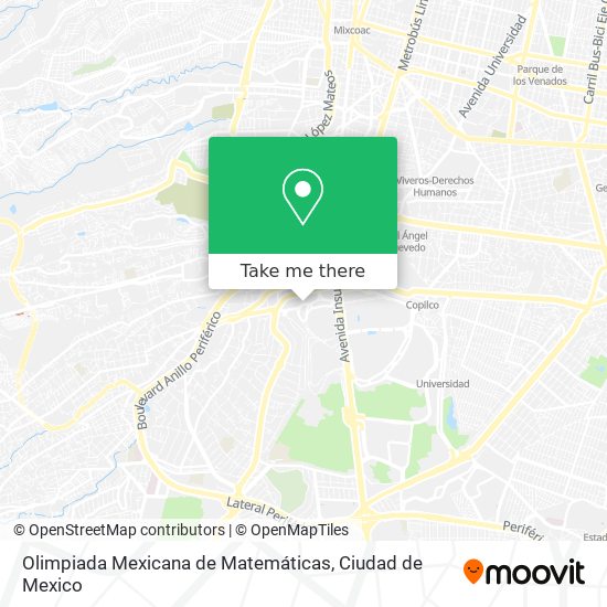 Olimpiada Mexicana de Matemáticas map
