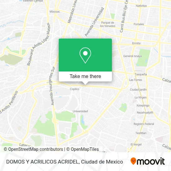 DOMOS Y ACRILICOS ACRIDEL map