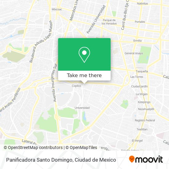 Panificadora Santo Domingo map