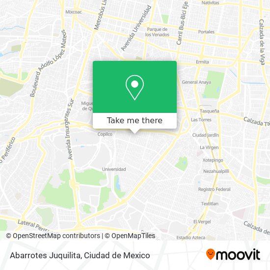 Mapa de Abarrotes Juquilita