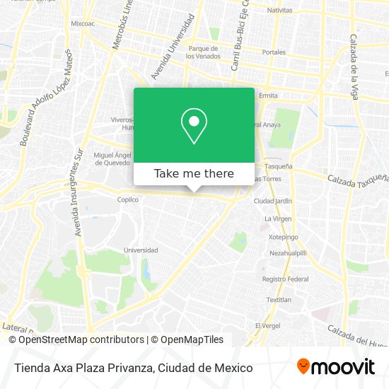 Tienda Axa Plaza Privanza map