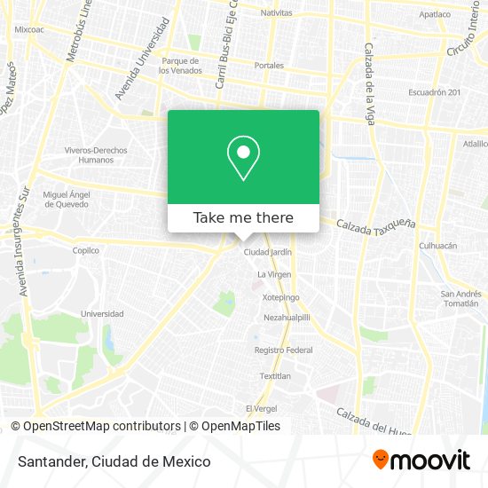 Mapa de Santander