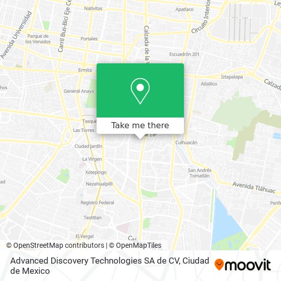 Mapa de Advanced Discovery Technologies SA de CV