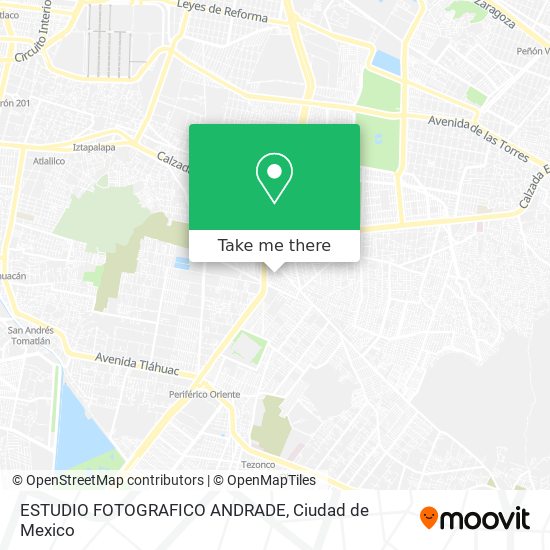 Mapa de ESTUDIO FOTOGRAFICO ANDRADE