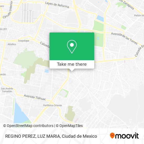 REGINO PEREZ, LUZ MARIA map