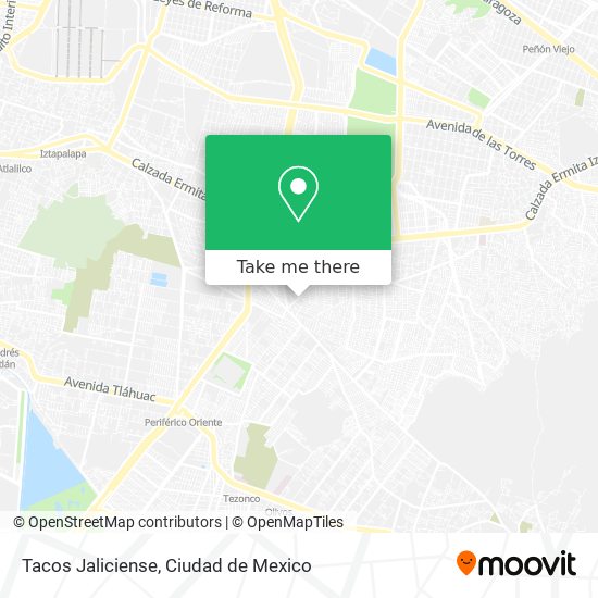 Tacos Jaliciense map