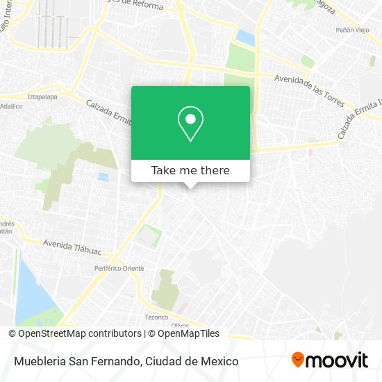 Muebleria San Fernando map