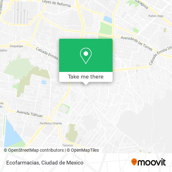 Ecofarmacias map