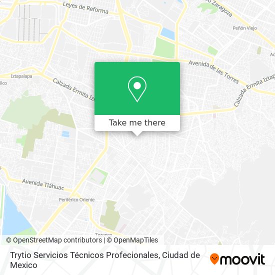 Trytio Servicios Técnicos Profecionales map