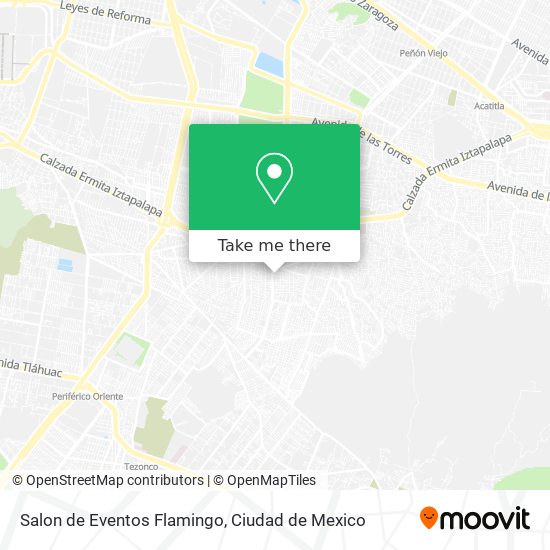 Salon de Eventos Flamingo map