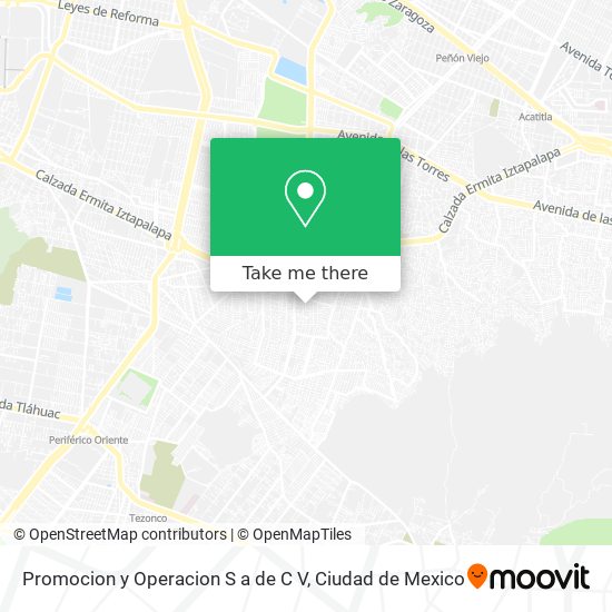 Promocion y Operacion S a de C V map