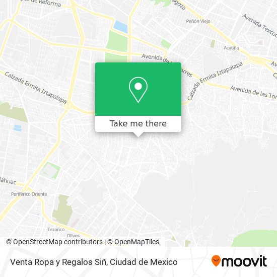 Venta Ropa y Regalos Siñ map