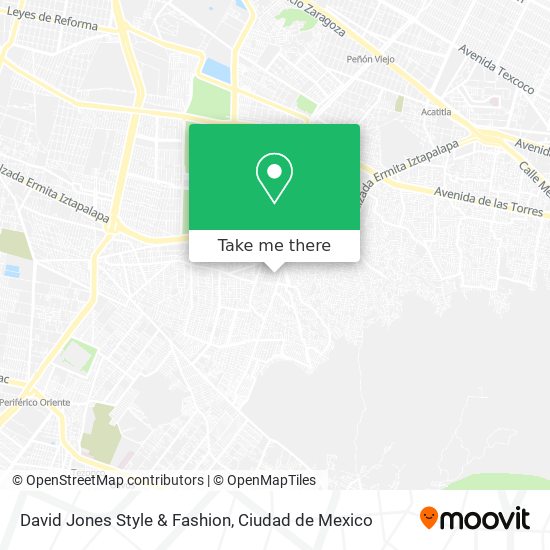 David Jones Style & Fashion map