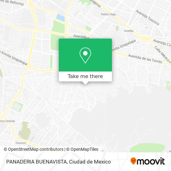 PANADERIA BUENAVISTA map