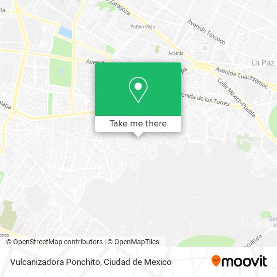 Vulcanizadora Ponchito map