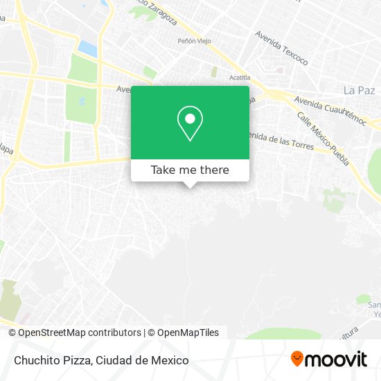 Chuchito Pizza map