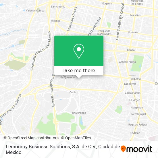 Mapa de Lemonroy Business Solutions, S.A. de C.V.