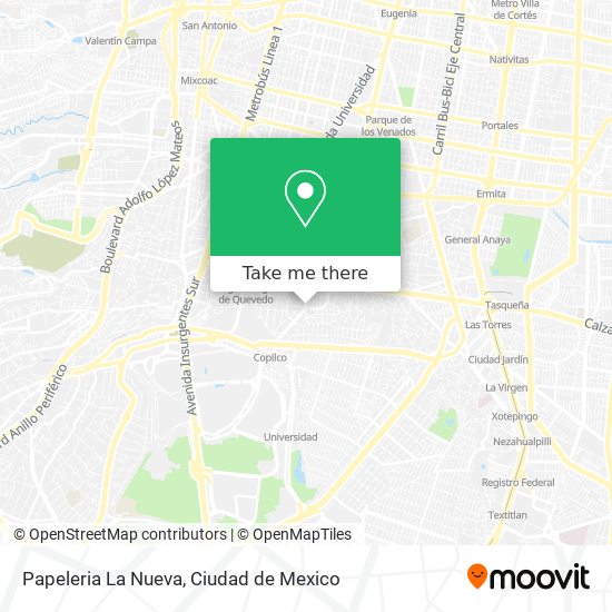 Papeleria La Nueva map