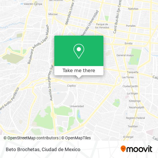 Beto Brochetas map