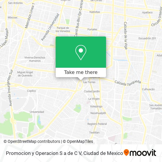 Promocion y Operacion S a de C V map