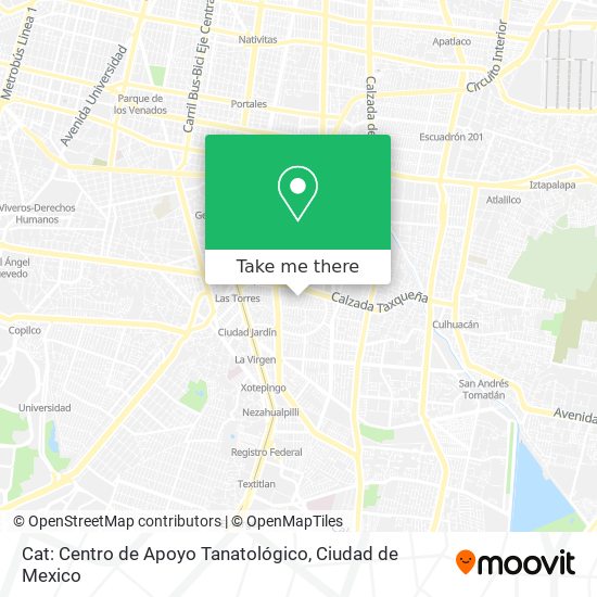 Mapa de Cat: Centro de Apoyo Tanatológico