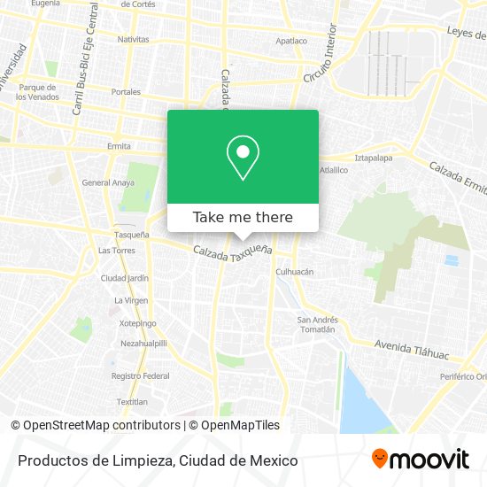 Productos de Limpieza map