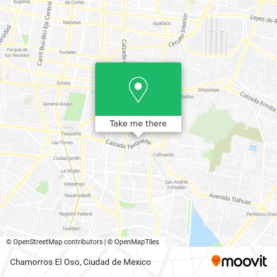 Chamorros El Oso map