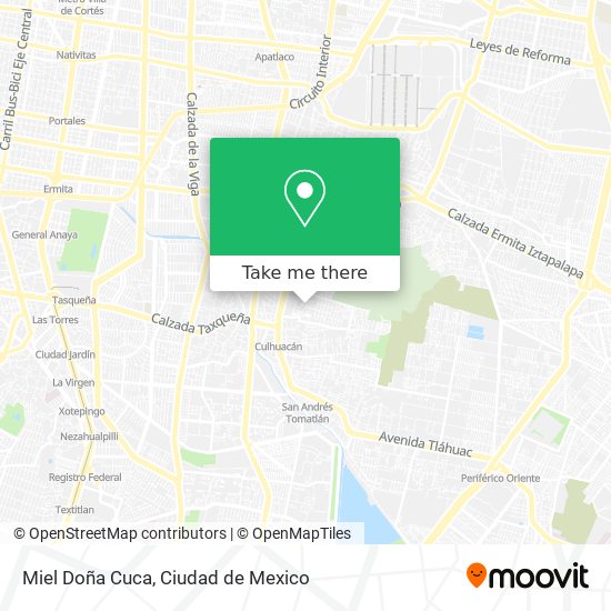 Miel Doña Cuca map