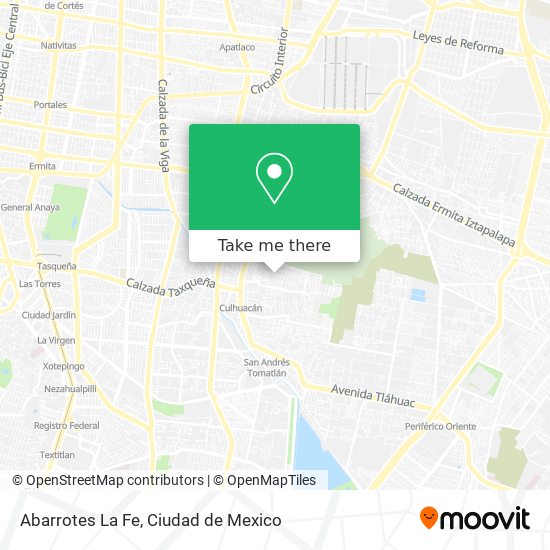 Abarrotes La Fe map