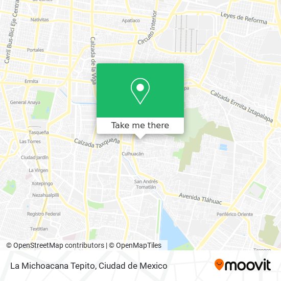 La Michoacana Tepito map