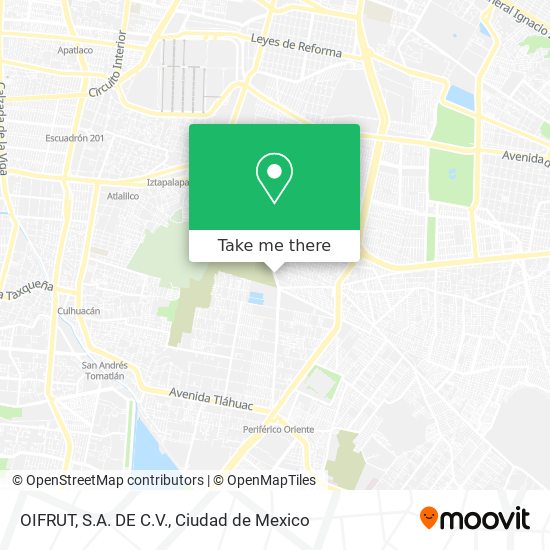 OIFRUT, S.A. DE C.V. map