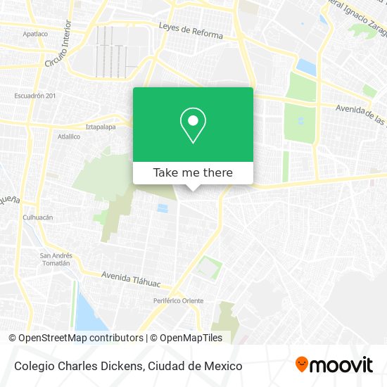 Colegio Charles Dickens map