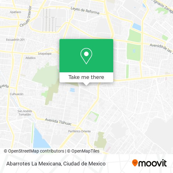 Abarrotes La Mexicana map