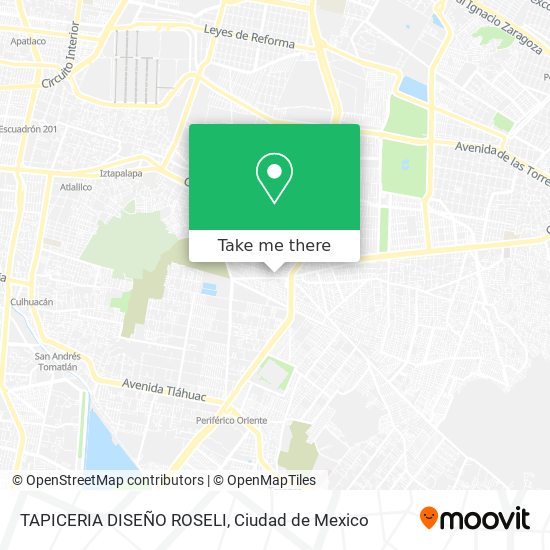 Mapa de TAPICERIA DISEÑO ROSELI