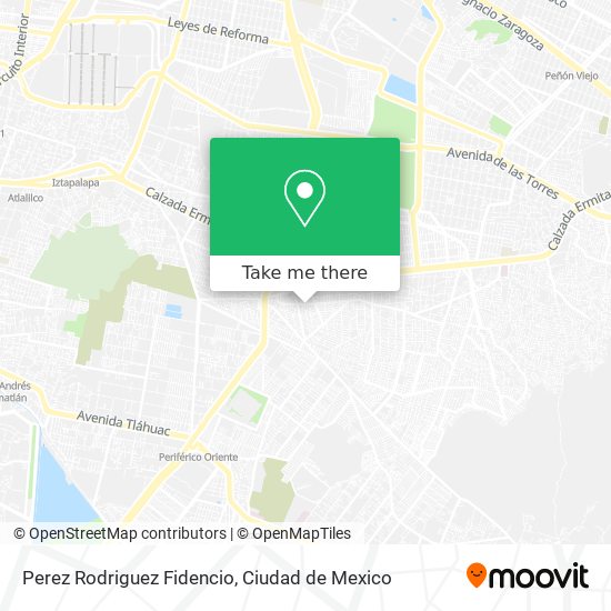 Mapa de Perez Rodriguez Fidencio